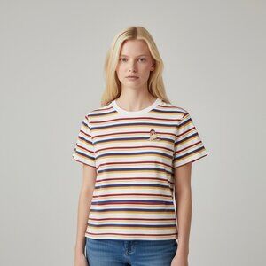 Teenie Weenie All That Bear Striped T-Shirt Size 160 (Women’s XS/S) Top